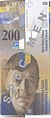 antaŭa flanko de 200-franka monbileto