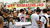 Demonstration against the President of Iran Mahmoud Ahmadinejad.