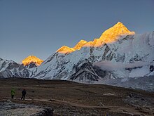 Golden Everest from Kala Patthar