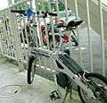 First folding electric bike Honda Step Compo