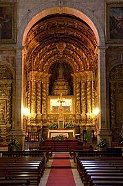 Retablo mayor y laterales de la iglesia del convento de Santa Clara-a-Nova.[191]​