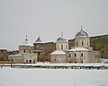 Die Kirchen Uspenskaya und Nikolskaya innerhalb der Festung