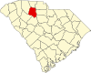 State map highlighting Union County
