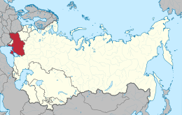 Repubblica Socialista Sovietica Ucraina - Localizzazione