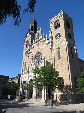 L'église Saint-Stanislas-Kostka.
