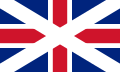 Union Flag used in the Kingdom of Scotland from the early 17th century to 1707.
