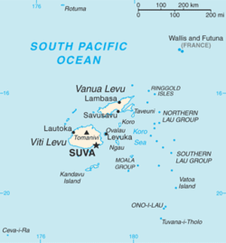 Vị trí của Fiji