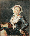 Jean-Honoré Fragonard, Dívka se svištěm