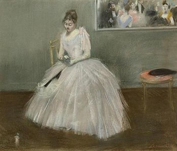 The Prom Notebook, pastel, c 1888