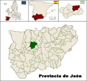 Localisation de Linares