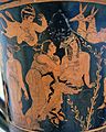 Red-figure vase painting of Aphrodite and Phaon (π. 420-400 BC)