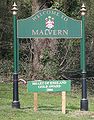 Image 101Welcome to Malvern, on an approach road to the town centre. (from Malvern, Worcestershire)