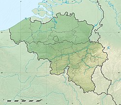 EBBR på kartan över Belgien