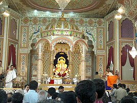 Interior of temple