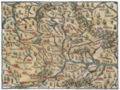 Карта на Нордгау, Cosmographia, 1628 г.