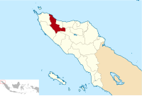 Peta lokasi Kabupaten Pidie