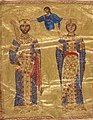 Niceforo III Botaniate, insieme alla moglie, Maria d'Alania.