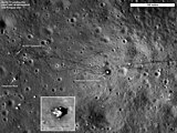 LRO photo showing the Apollo 17 ALSEP (science package)