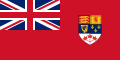 კანადის წითელი ალამი, რომელიც კანადის დე ფაქტო დროშას წარმოადგენდა 1965 წლამდე