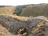 Parte dei bastioni e del fossato conservati sull'istmo di Perekop