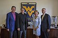 Image 5From left, Senator Joe Manchin, Energy Secretary Rick Perry, Senator Shelley Moore Capito, and Representative David McKinley (2017) (from West Virginia)