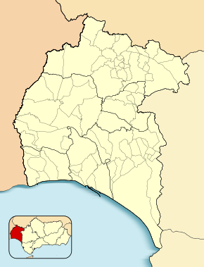 Cortegana ubicada en Provincia de Huelva