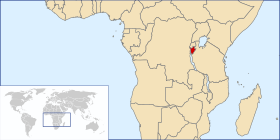 Localização de Reino de Burundi