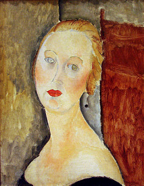 La Femme blonde, Amedeo Modigliani, 1918[B 24].