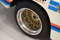 BBS wheel on a BMW 320 Group 5 race car