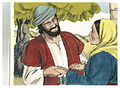 Yusuf berbuat seperti yang diperintahkan malaikat Tuhan itu kepadanya. Ia mengambil Maria sebagai isterinya.