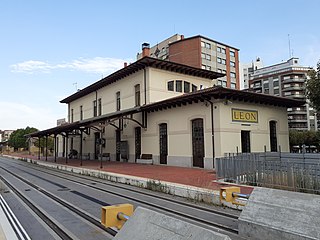 Estación de Matallana, inicio de la línea que conectaba la ciudad con Bilbao