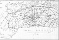 Mappa isosismica storica redatta da G. Mercalli e T. Taramelli (1886) di un terremoto avvenuto in Andalusia nel 1884).