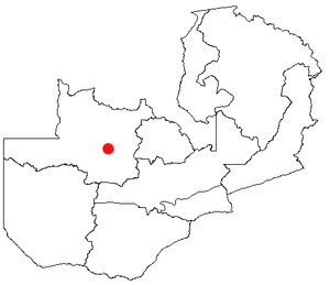 Муфумбвэ на карте