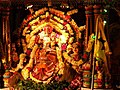 Draupati Amman idol in Udappu, Sri Lanka