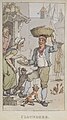 "Flounders: Selling fish" from Rowlandson's Characteristic Sketches of the Lower Orders, 1820