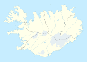 Гардабайр. Карта розташування: Ісландія