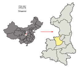 Xianyang – Mappa