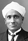 C. V. Raman, known for his research in the field of light scattering, also known as Raman scattering.