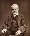Retrato fotográfico del poeta y escritor francés Victor Hugo realizado en 1876 por Étienne Carjat. Por Étienne Carjat.