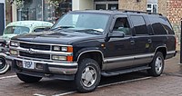 1998 Chevrolet Suburban 1500, badged in New Zealand as a "Holden."