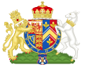Wappen von Cathe­rine, Duchess of Cambridge (in Ge­brauch 2019–2022)