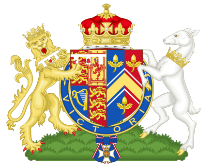 Brasão de Catarina, Duquesa de Cambridge 19 de abril de 2011 – 8 de setembro de 2022