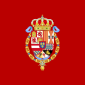 Royal Flag of Spain, from 1710 to 1761
