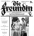 An issue of the lesbian periodical, Die Freundin, 1928