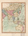 Peta Asia tahun 1796, yang juga mencakup benua Australia (dulu dikenal sebagai New Holland).