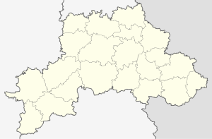 Могильов. Карта розташування: Могильовська область