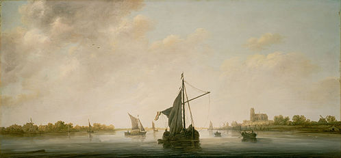 Näkymä Maas-joelle Dordrechtista (n. 1645–1646) J. Paul Getty Museum