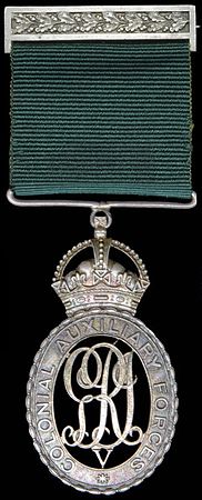 Second King George V version, wider 38 mm ribbon