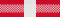 Medaglia in memoria di re Christiano X (Danimarca) - nastrino per uniforme ordinaria