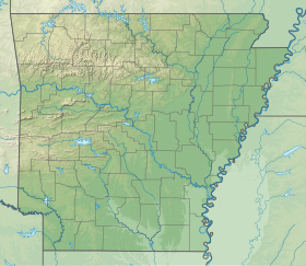 Voir sur la carte topographique de l'Arkansas